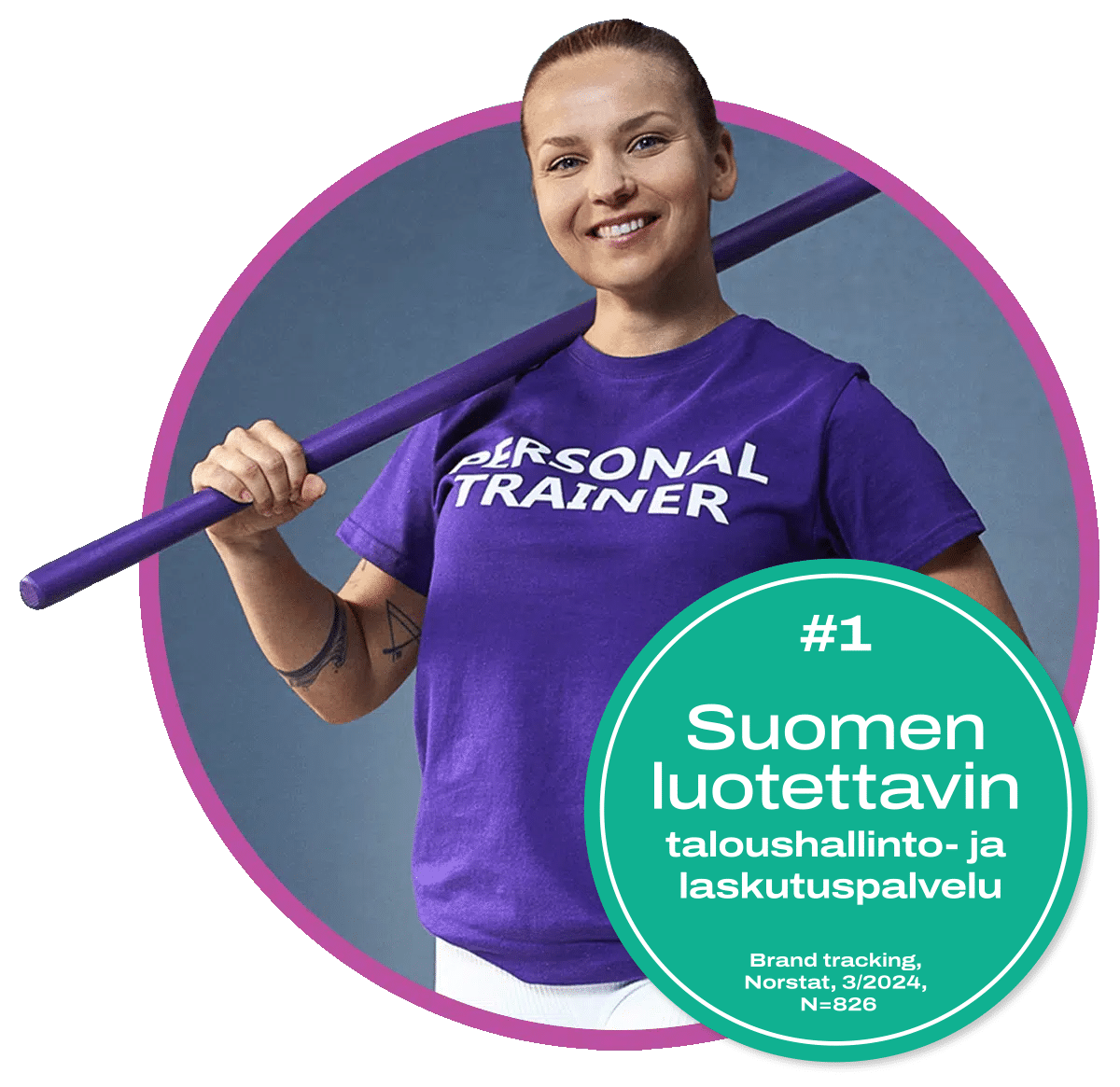 Suomen luotettavin laskutuspalvelu -tunnus